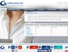 Tablet Screenshot of emploi-groupauto.fr